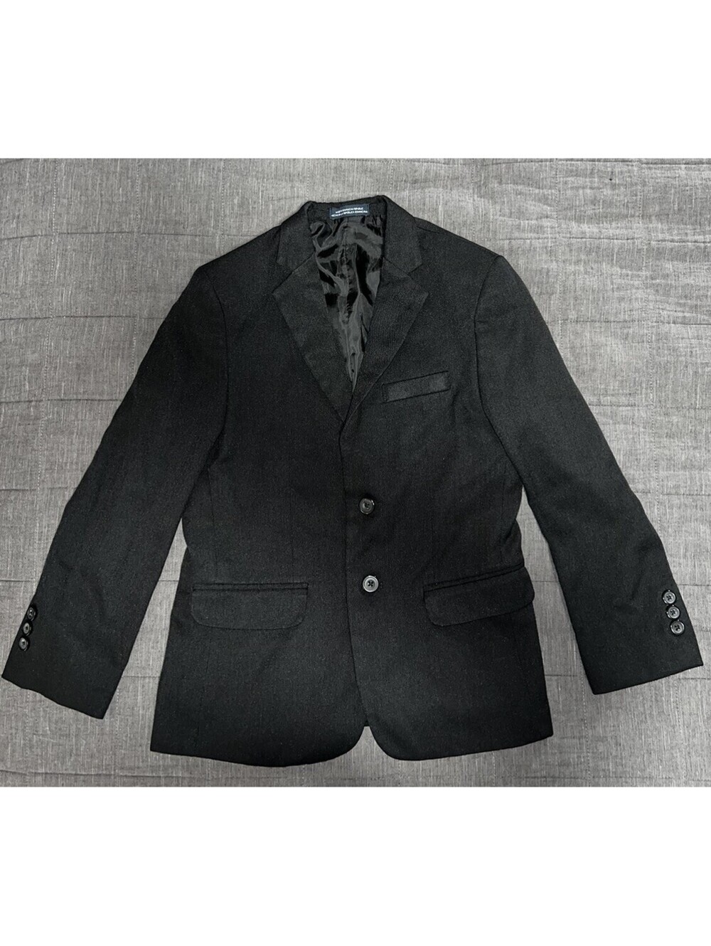 NAUTICA Boys size 10 Reg Blazer / Suit Jacket / Sport Coat 2 Button Black